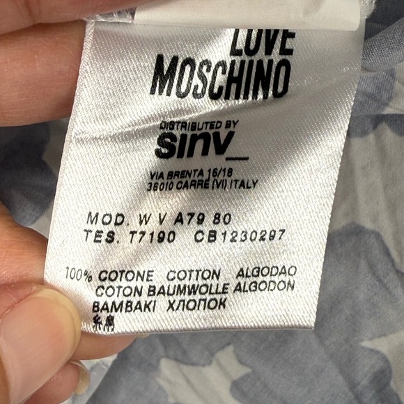 Love Moschino Floral Print Sleeveless Dress Casual Summer Dress Size 6 READ - Picture 10 of 15